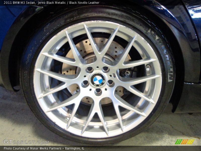 Jerez Black Metallic / Black Novillo Leather 2011 BMW M3 Sedan