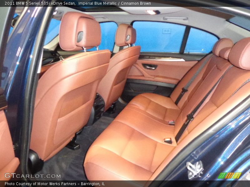 Imperial Blue Metallic / Cinnamon Brown 2011 BMW 5 Series 535i xDrive Sedan