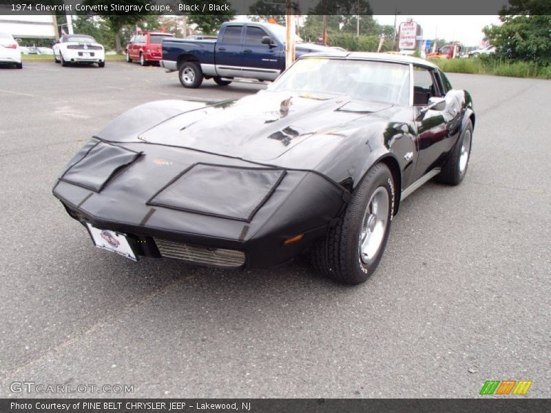 Black / Black 1974 Chevrolet Corvette Stingray Coupe