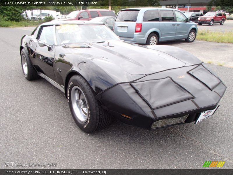 Black / Black 1974 Chevrolet Corvette Stingray Coupe