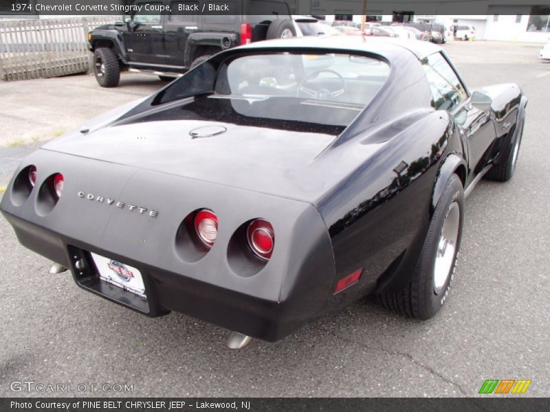 Black / Black 1974 Chevrolet Corvette Stingray Coupe