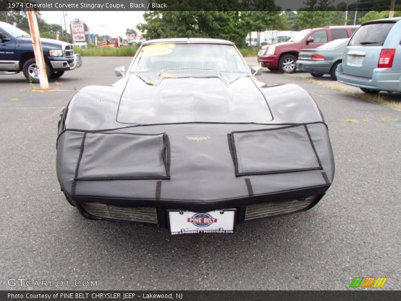 Black / Black 1974 Chevrolet Corvette Stingray Coupe