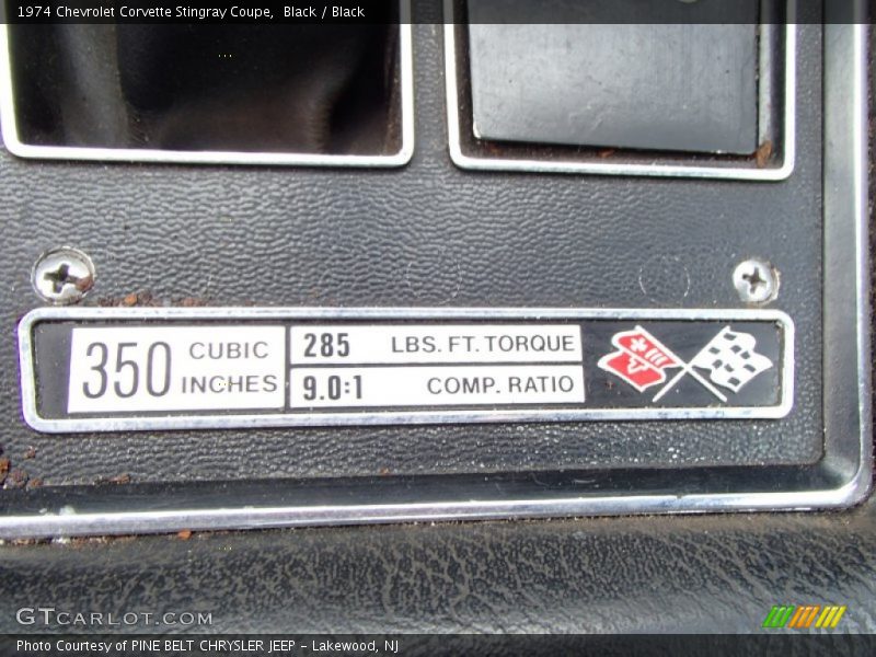  1974 Corvette Stingray Coupe Logo