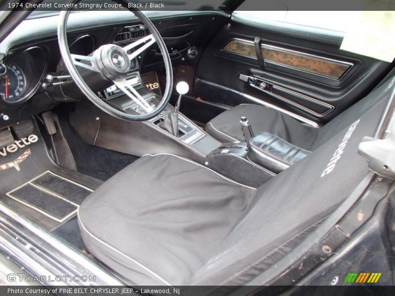 1974 Corvette Stingray Coupe Black Interior