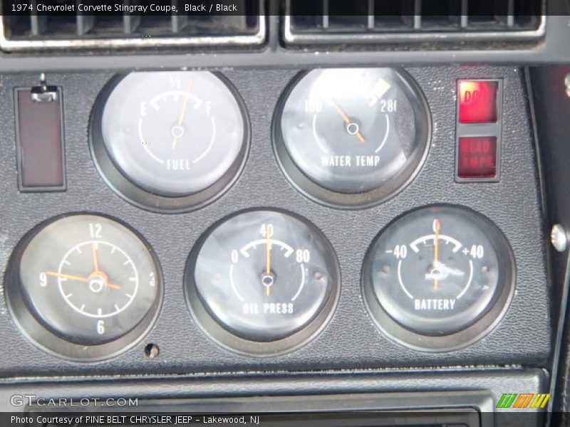  1974 Corvette Stingray Coupe Stingray Coupe Gauges