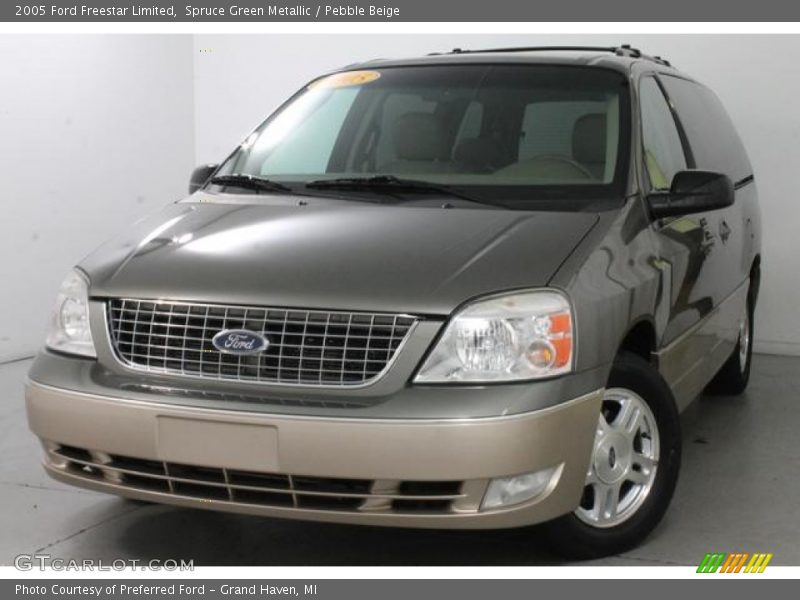 Spruce Green Metallic / Pebble Beige 2005 Ford Freestar Limited