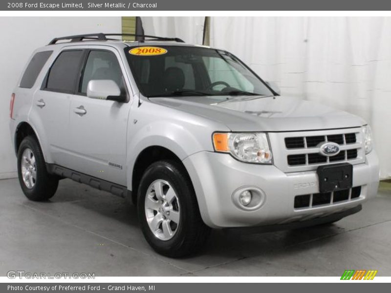 Silver Metallic / Charcoal 2008 Ford Escape Limited