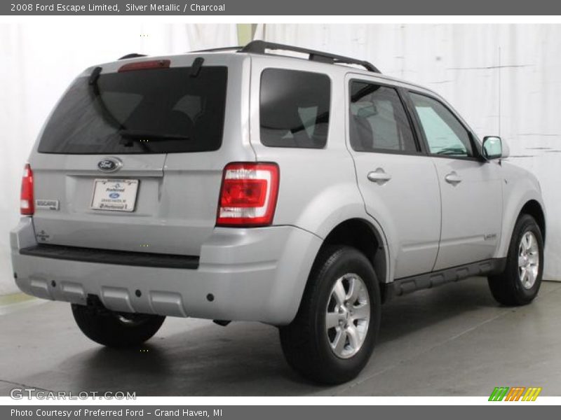 Silver Metallic / Charcoal 2008 Ford Escape Limited