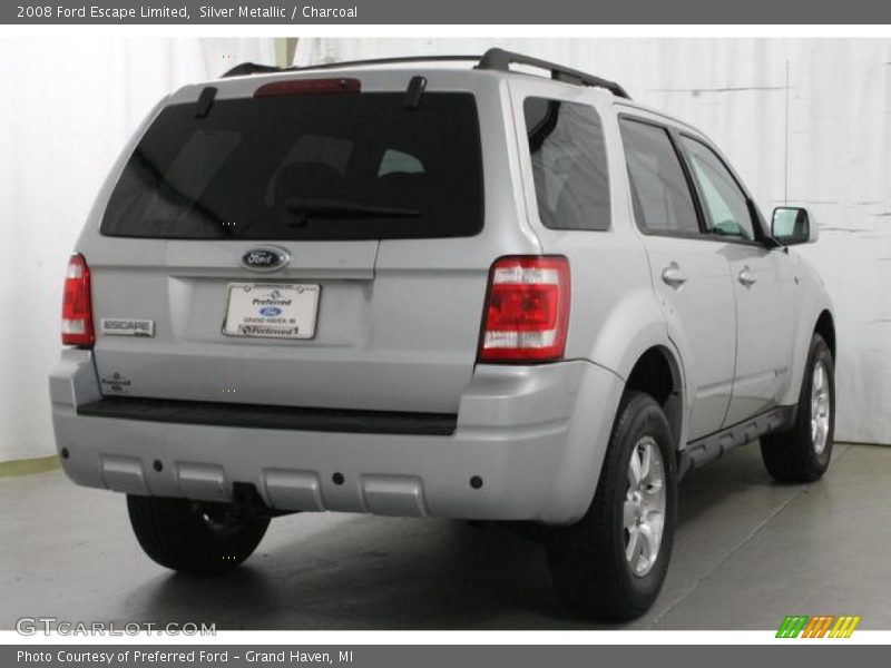 Silver Metallic / Charcoal 2008 Ford Escape Limited