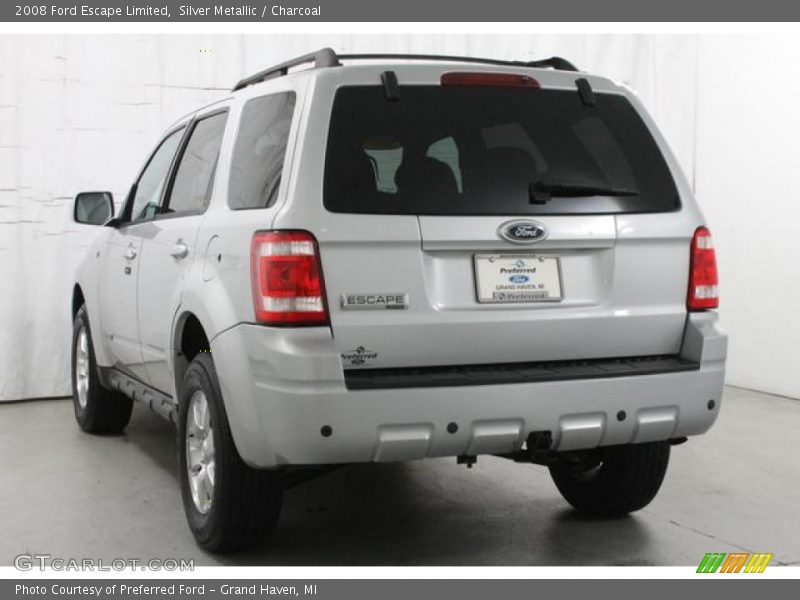 Silver Metallic / Charcoal 2008 Ford Escape Limited