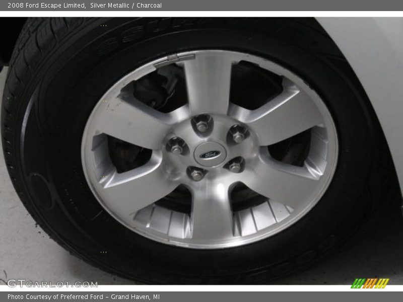 Silver Metallic / Charcoal 2008 Ford Escape Limited