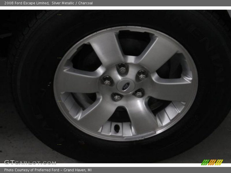 Silver Metallic / Charcoal 2008 Ford Escape Limited