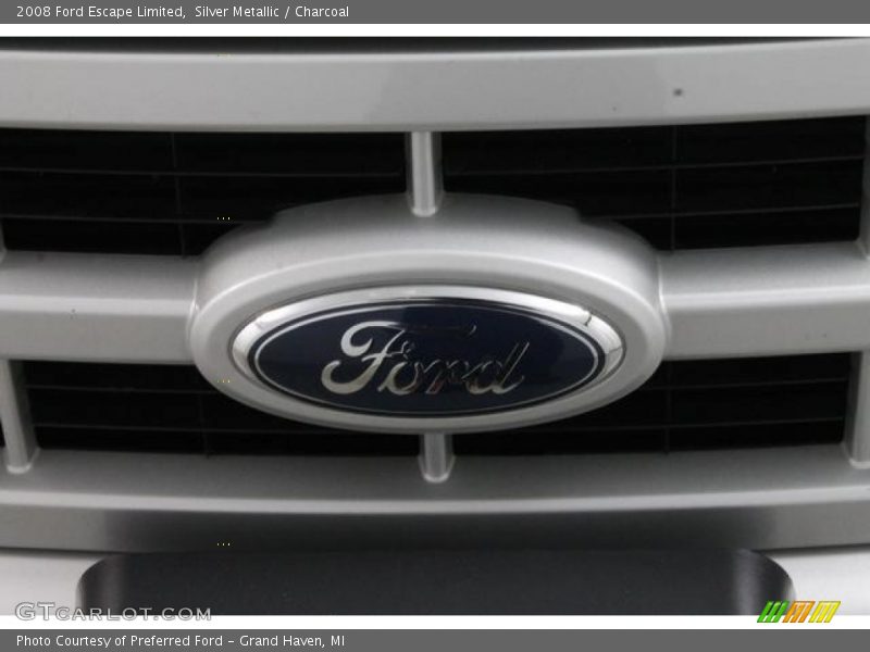 Silver Metallic / Charcoal 2008 Ford Escape Limited