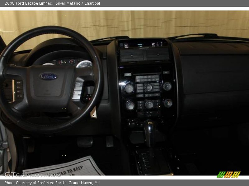 Silver Metallic / Charcoal 2008 Ford Escape Limited