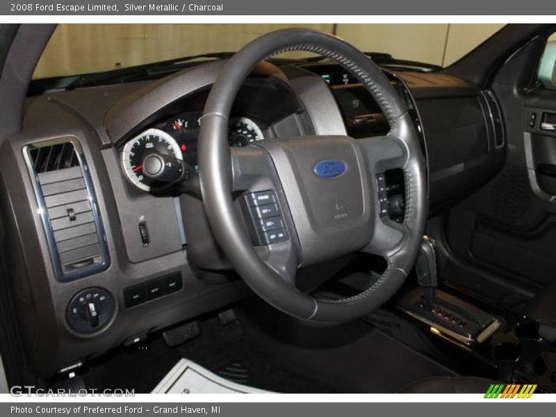 Silver Metallic / Charcoal 2008 Ford Escape Limited