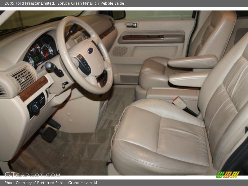 Spruce Green Metallic / Pebble Beige 2005 Ford Freestar Limited