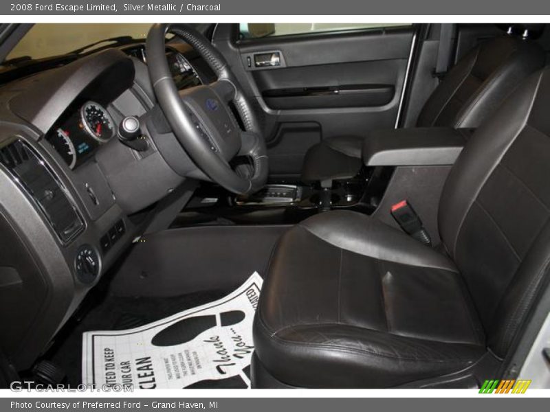 Silver Metallic / Charcoal 2008 Ford Escape Limited