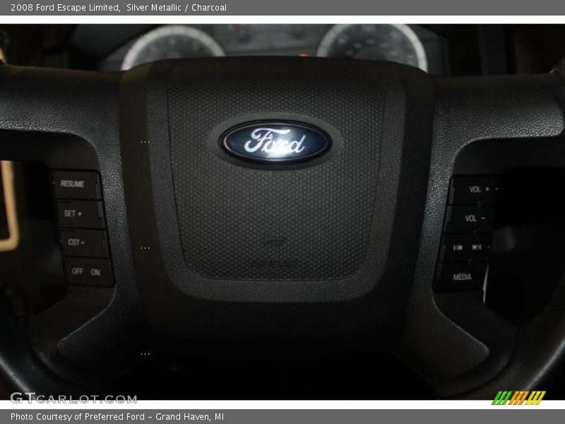 Silver Metallic / Charcoal 2008 Ford Escape Limited
