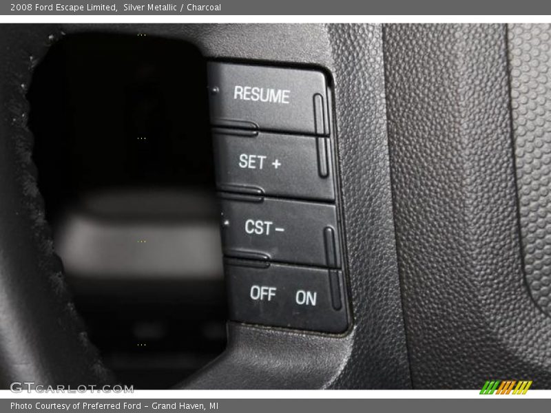 Silver Metallic / Charcoal 2008 Ford Escape Limited