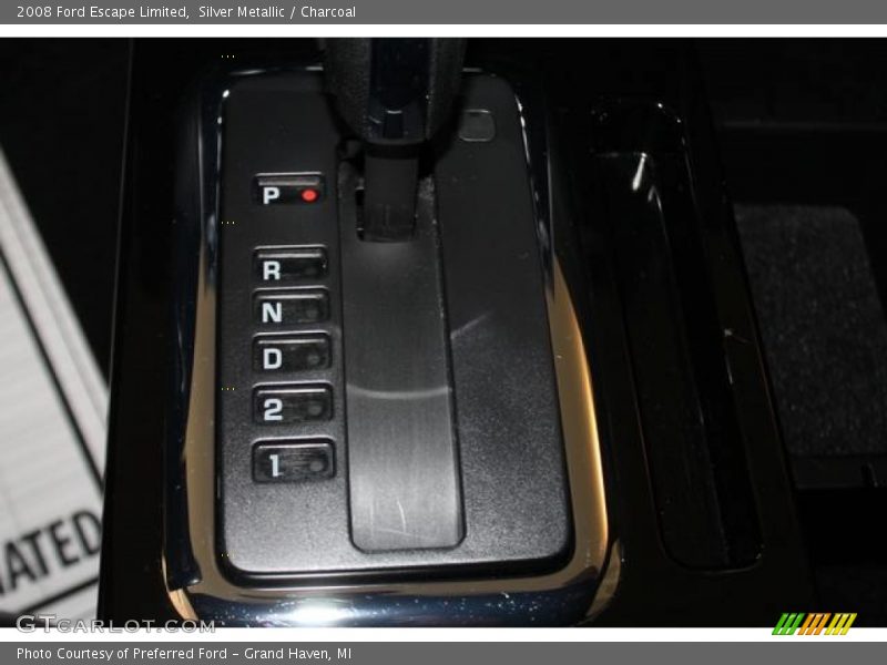 Silver Metallic / Charcoal 2008 Ford Escape Limited