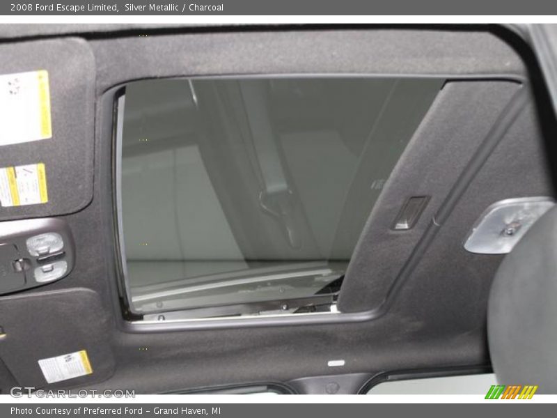 Silver Metallic / Charcoal 2008 Ford Escape Limited