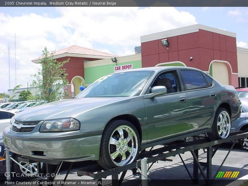 Medium Gray Metallic / Neutral Beige 2005 Chevrolet Impala