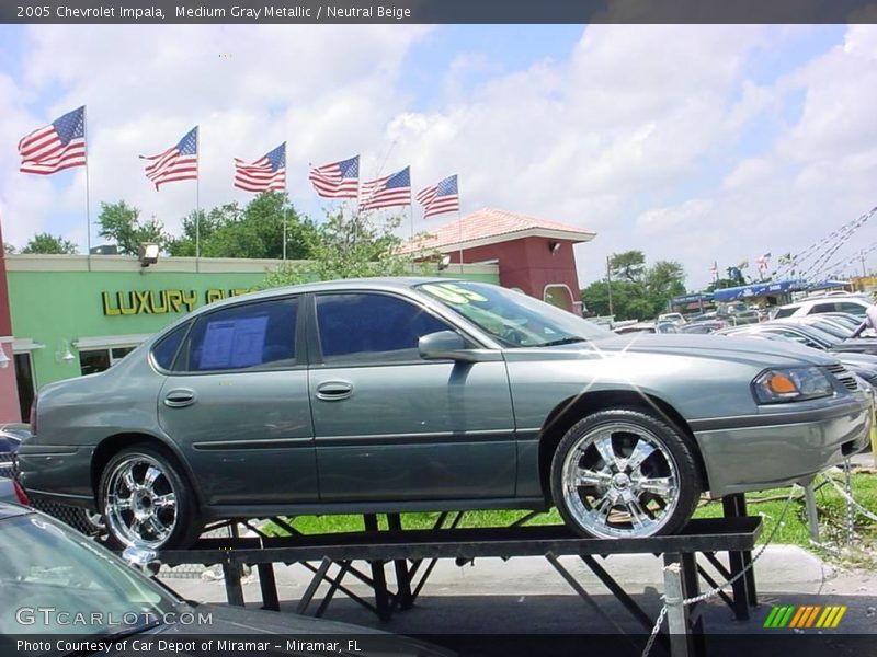 Medium Gray Metallic / Neutral Beige 2005 Chevrolet Impala