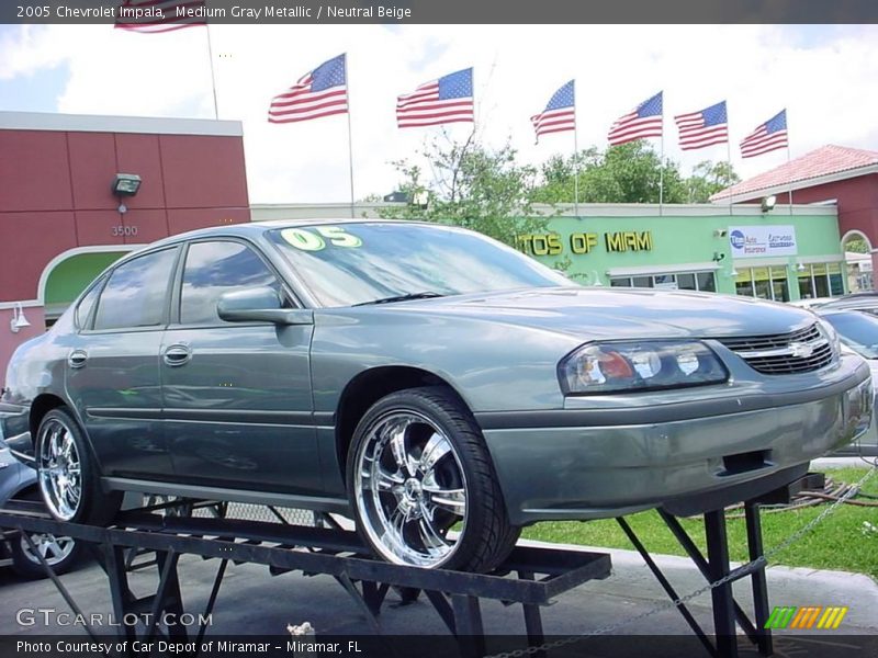 Medium Gray Metallic / Neutral Beige 2005 Chevrolet Impala