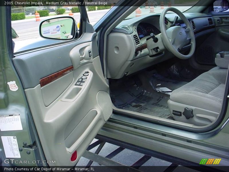 Medium Gray Metallic / Neutral Beige 2005 Chevrolet Impala
