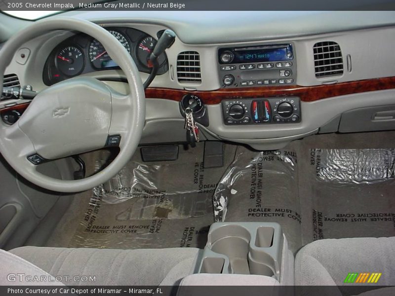 Medium Gray Metallic / Neutral Beige 2005 Chevrolet Impala