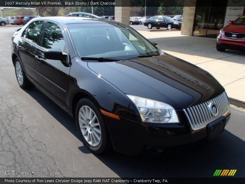 Black Ebony / Dark Charcoal 2007 Mercury Milan V6 Premier