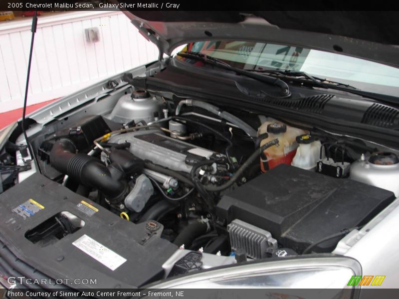 Galaxy Silver Metallic / Gray 2005 Chevrolet Malibu Sedan