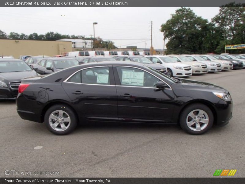 Black Granite Metallic / Jet Black/Titanium 2013 Chevrolet Malibu LS