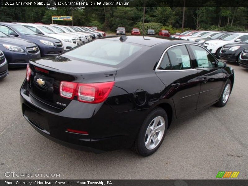 Black Granite Metallic / Jet Black/Titanium 2013 Chevrolet Malibu LS
