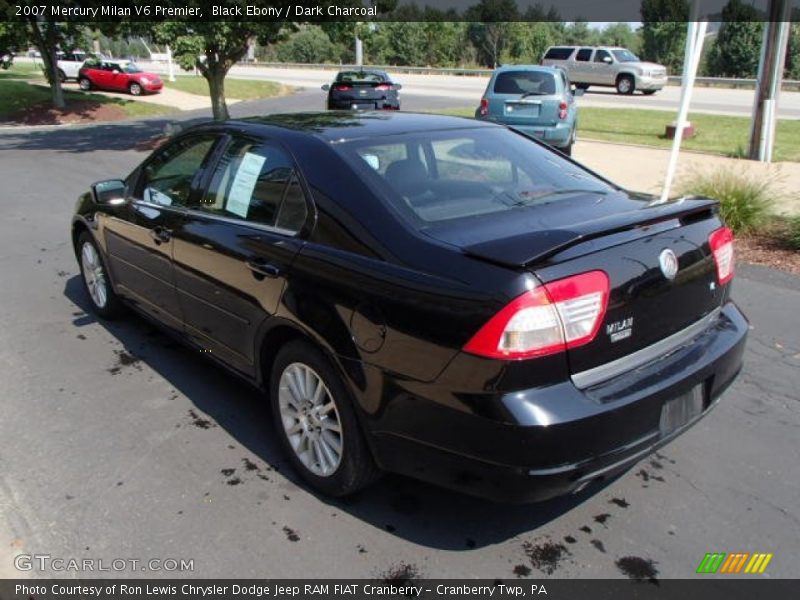 Black Ebony / Dark Charcoal 2007 Mercury Milan V6 Premier