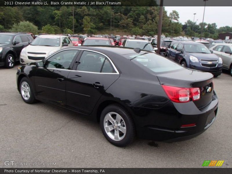 Black Granite Metallic / Jet Black/Titanium 2013 Chevrolet Malibu LS