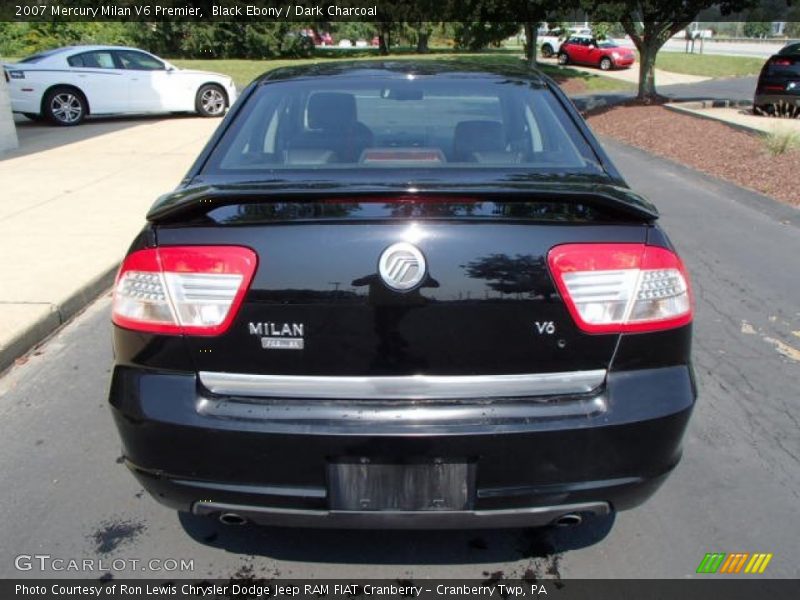 Black Ebony / Dark Charcoal 2007 Mercury Milan V6 Premier