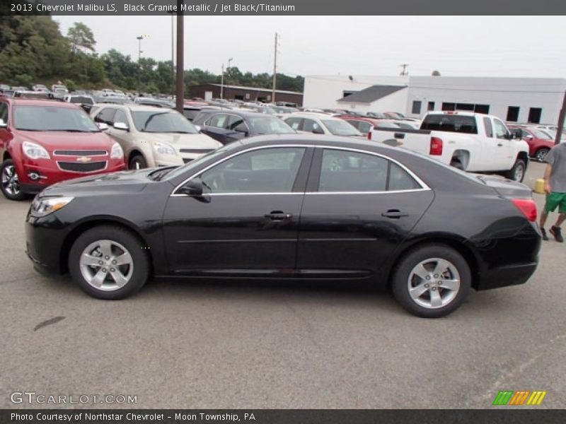 Black Granite Metallic / Jet Black/Titanium 2013 Chevrolet Malibu LS