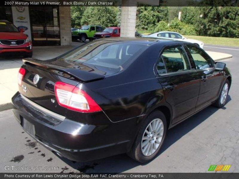 Black Ebony / Dark Charcoal 2007 Mercury Milan V6 Premier