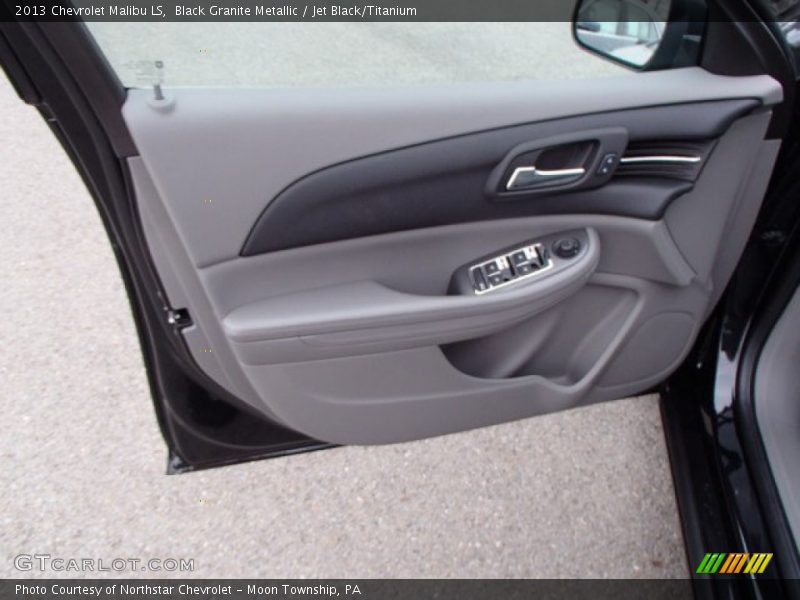 Black Granite Metallic / Jet Black/Titanium 2013 Chevrolet Malibu LS