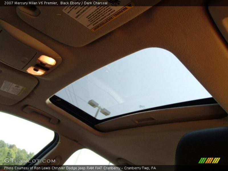 Black Ebony / Dark Charcoal 2007 Mercury Milan V6 Premier