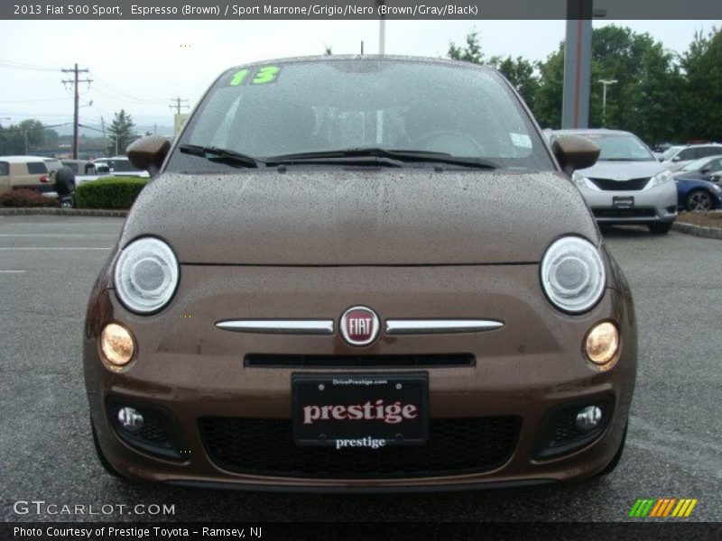 Espresso (Brown) / Sport Marrone/Grigio/Nero (Brown/Gray/Black) 2013 Fiat 500 Sport