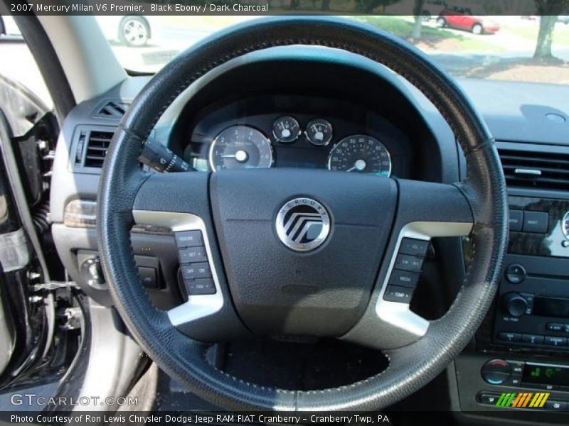 Black Ebony / Dark Charcoal 2007 Mercury Milan V6 Premier