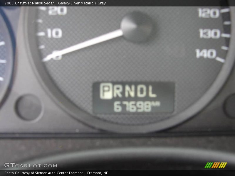 Galaxy Silver Metallic / Gray 2005 Chevrolet Malibu Sedan