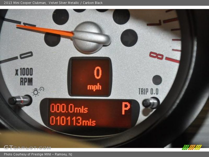 Velvet Silver Metallic / Carbon Black 2013 Mini Cooper Clubman