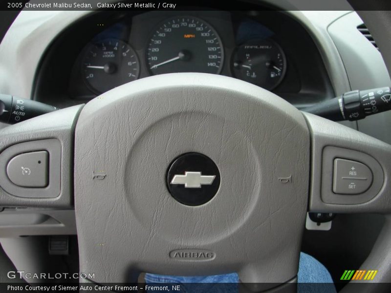 Galaxy Silver Metallic / Gray 2005 Chevrolet Malibu Sedan