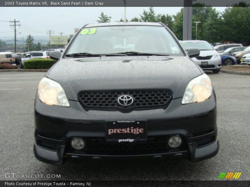 Black Sand Pearl / Dark Gray 2003 Toyota Matrix XR