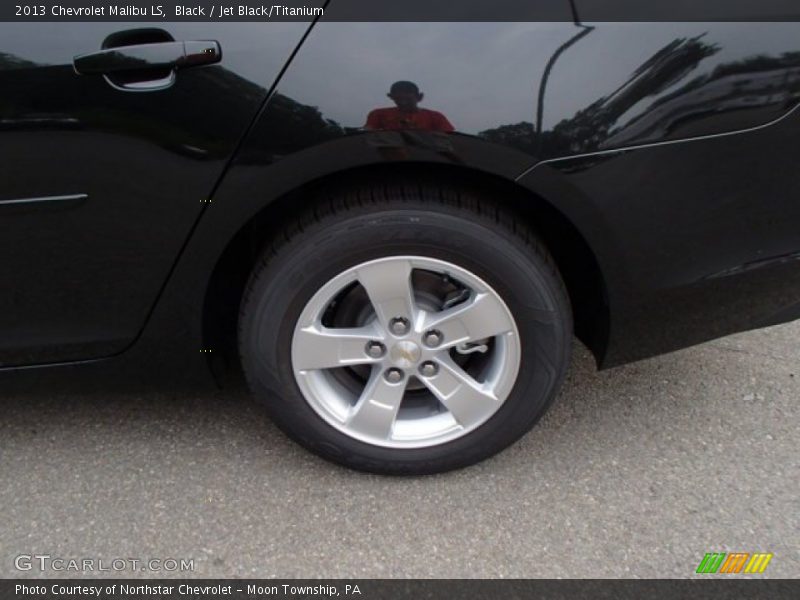 Black / Jet Black/Titanium 2013 Chevrolet Malibu LS