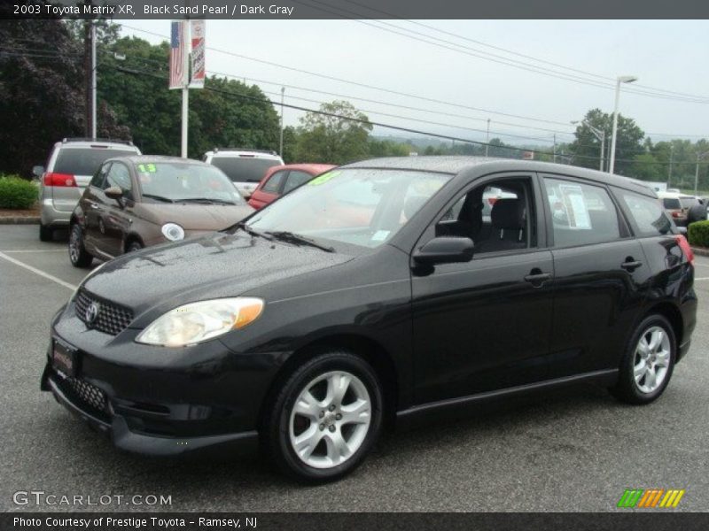 Black Sand Pearl / Dark Gray 2003 Toyota Matrix XR