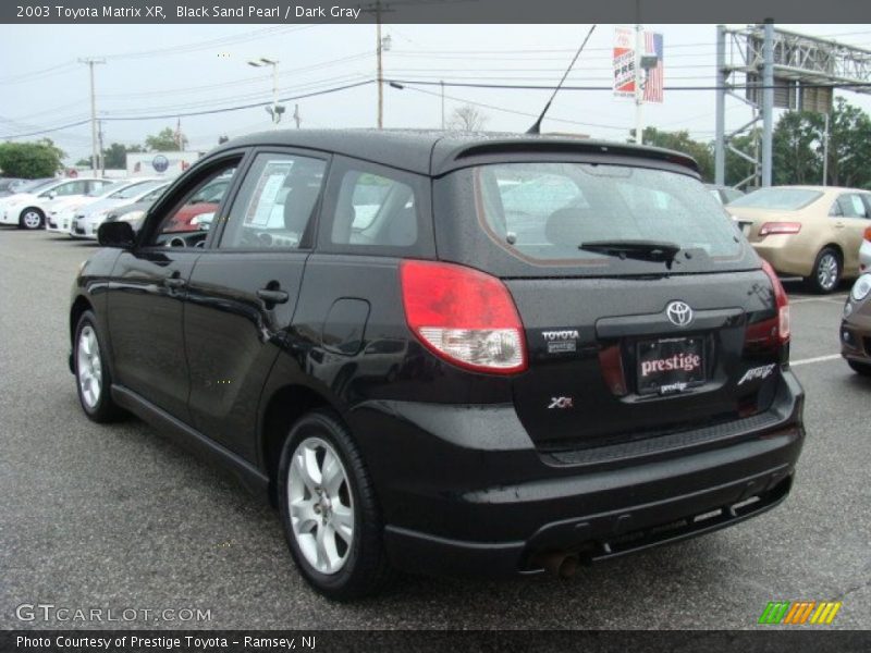 Black Sand Pearl / Dark Gray 2003 Toyota Matrix XR